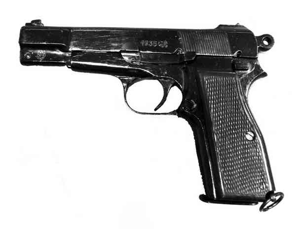 foto Pistole , Belgie 1935, 2. svtov vlka
